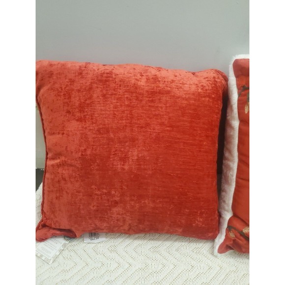 Lacourte Christmas Spirit Decorative Pillow,Red, 18″ x 18″  MSRP $60 - Picture 5 of 5